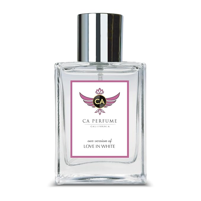 CA Perfume Impression of Love In White for Women Amber Floral Fragrance Long Lasting Perfumes for Women Eau De Parfum 1.7 Fl Oz 50ml