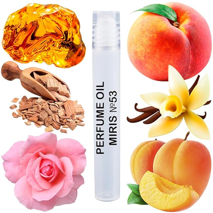 MIRIS No. 53, Inspired by Tresor, Long-Lasting Perfume Oil for Women Roll-On, Rollerball 0.34 Fl Oz / 10 ml