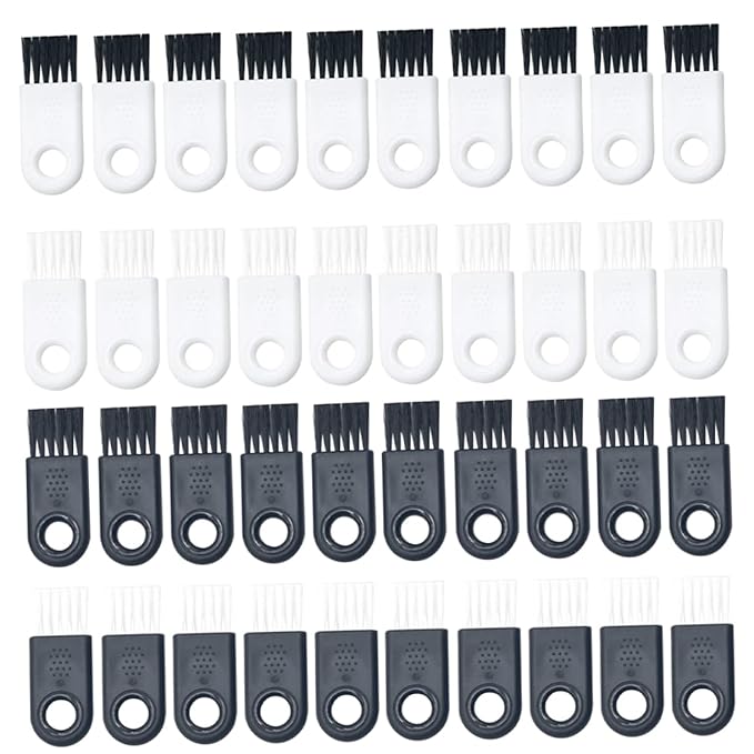 NOLITOY 40pcs Razor Cleaning Brush for Electric Shaver Facial Hair Brush Duster