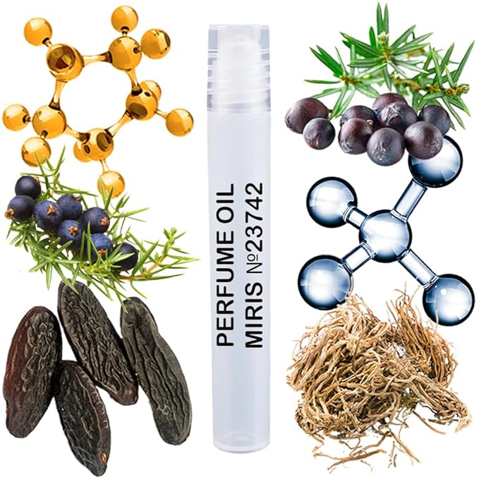 MIRIS No. 23742, Inspired by Molecu 02, Long-Lasting Unisex Perfume Oil for Women & Men Roll-On, Rollerball 0.34 Fl Oz / 10 ml