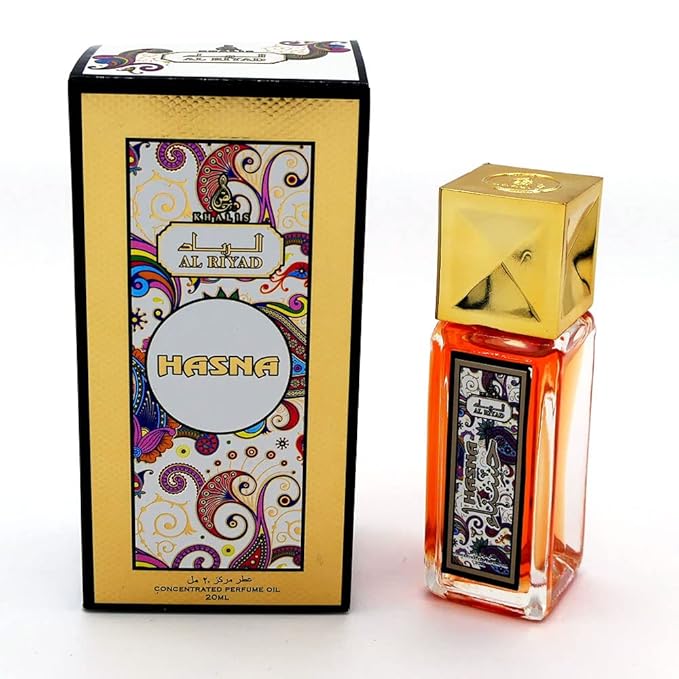 Maison d'Orient HASNA 20 mL Perfume Oils For Women Roll On, Alcohol-Free, Arab Perfumes For Women - Pheromone Roll On For Women (Perfumes Arabes de Mujer Originales)