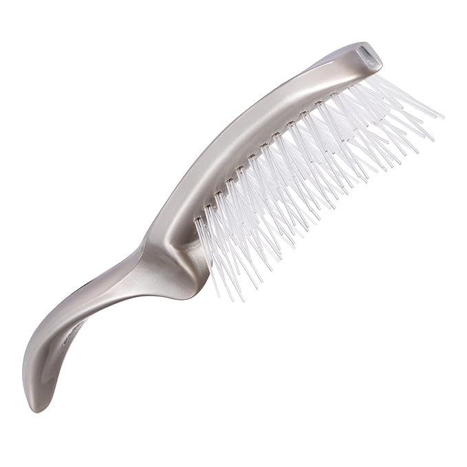 Stanley Home Products Essentials Style Glider Hairbrush – Detangles - Use on Wet or Dry Hair - Acute Bristles (Pewter)