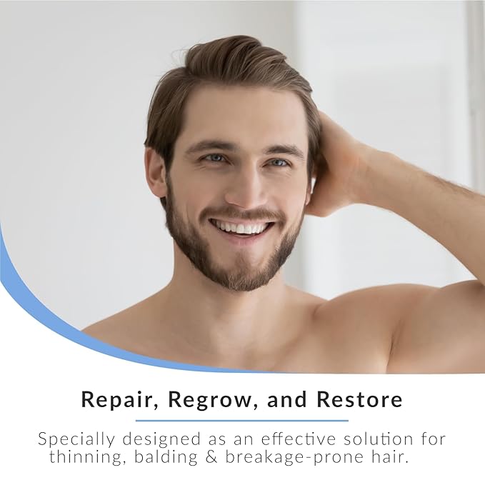 Pure Biology Hair Conditioner for Fine, Damaged Hair - Volumizing Conditioner with Biotin, Keratin, Rosemary and Argan Oils - Moisturizing Conditioner for Dry Hair and Thinning Hair Volume