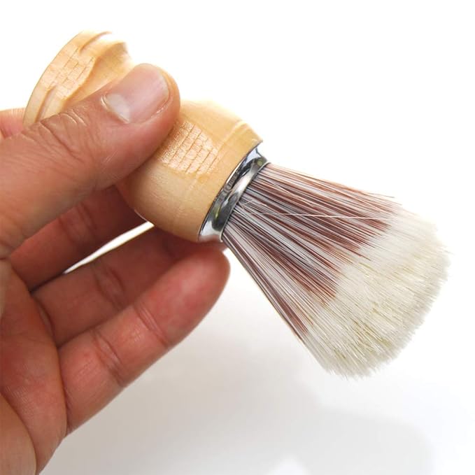 Shaving Brushes for Men with Wooden Handle Pure Hair Soft Face Cleaning Makeup Facial Razor Brush Shave Tools