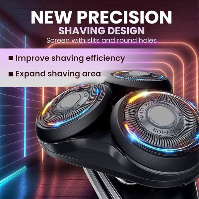 SH50 Replacement Heads Compatible with Philips Norelco 5000 Series, Blades for Philips Norelco Replacement Head for Series 5000 Shavers, 9-PCs