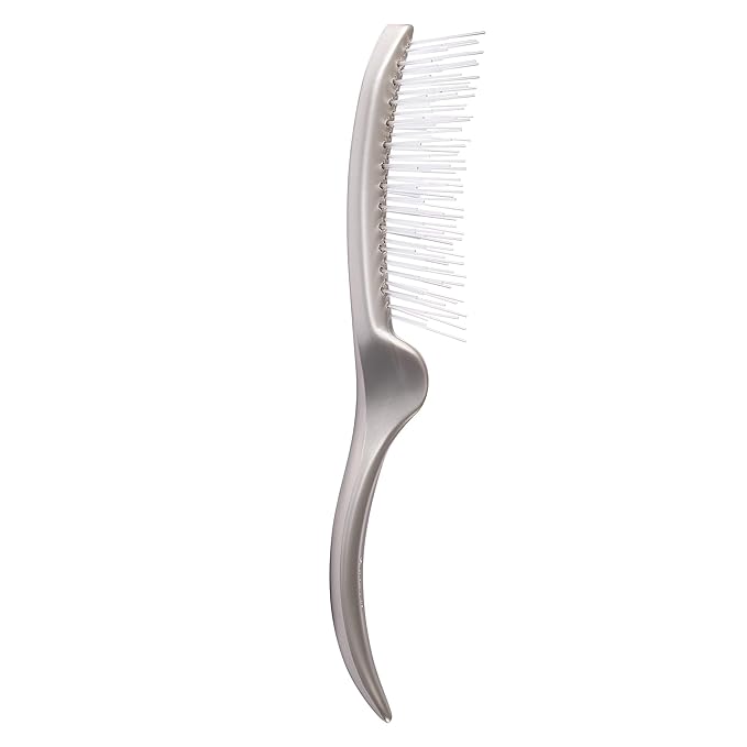 Stanley Home Products Essentials Style Glider Hairbrush – Detangles - Use on Wet or Dry Hair - Acute Bristles (Pewter)