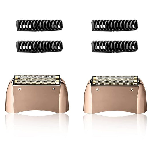 2 Pack Pro Shaver Replacement Foil and Cutters Compatible with andis 17220/17230 Shaver ProFoil Lithium Replacement