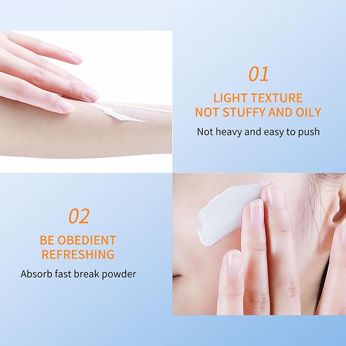 Sunscreen High SPF 90, Moisturizing Sun screen Lightweight Non Rapid Film Formation, All Day Waterproof Long Lasting Broad Spectrum Sunscreen for Face and Body Against UVA UVB