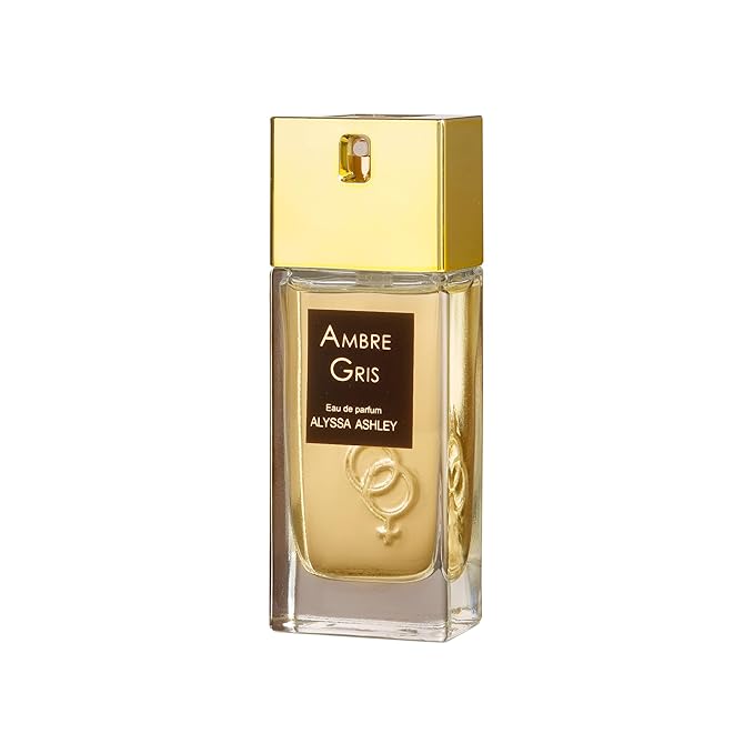 Alyssa Ashley Ambre Gris - Vanilla Perfume for Women - Elegant Women Fragrances - Exquisite Vanilla, Long Lasting Sensual Notes - 1 oz EDP Spray