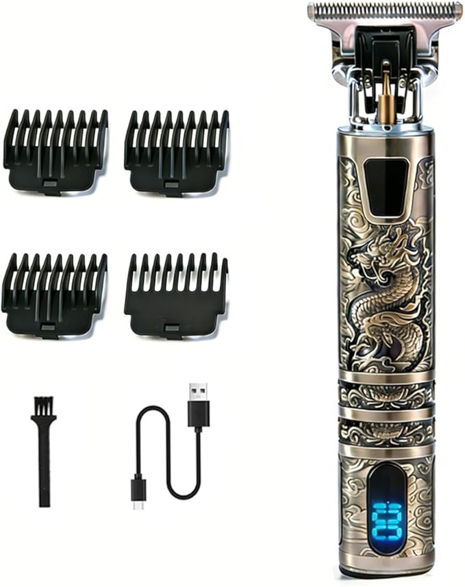 Hair Clippers for Men, Beard Trimmer for Mens, Cordless Electric Hair Trimmer, Rechargeable Beard Trimmer Shaver, Professional Electric Hair Clipper Set for Family,Gifts for Men