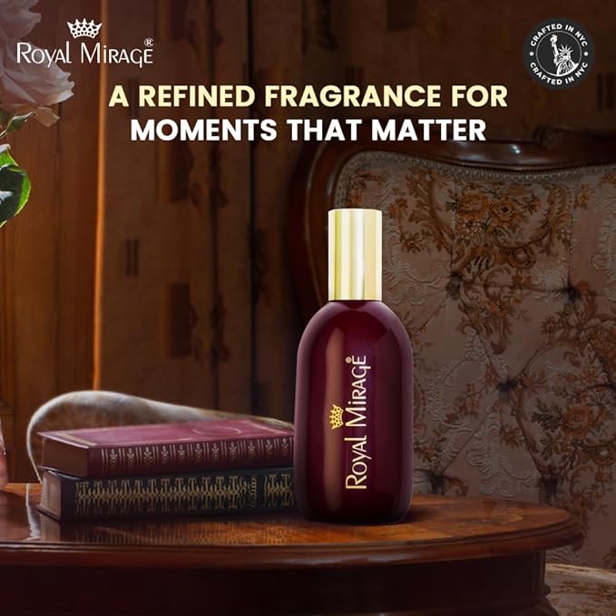 Royal Mirage Original Eau de Cologne for Men - Premium Bergamot & Jasmine Fragrance Spray - 120ml (4 oz) Long-Lasting EDC - Authentic Heritage Scent