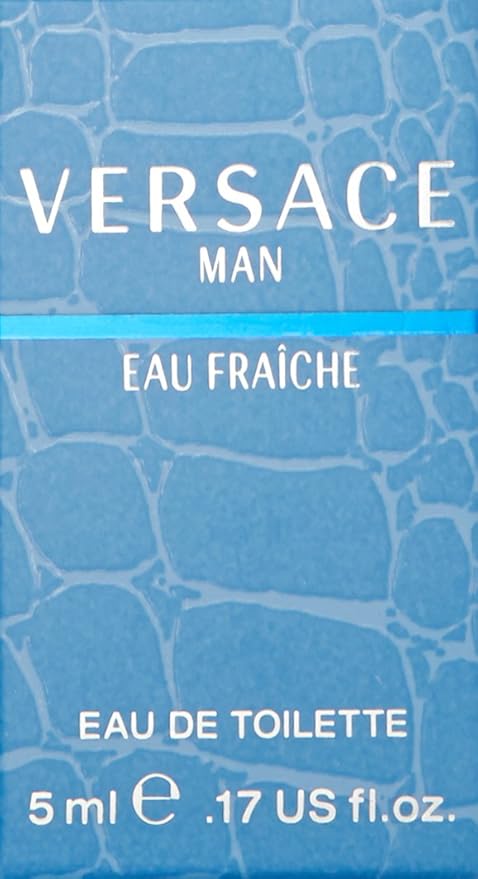 Versace Man Eau Fraiche, 0.17 Ounce (Pack of 2)