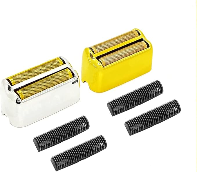 P4L FXRF2 Replacemnet Foil and Cutter fit for Babyliss PRO Barberology FXFS2 (FOILFX 02) ,Generic Shaver Head for Babylisspro Replacement Blade,Babyliss Foil Shaver Replacement Part (Silver)