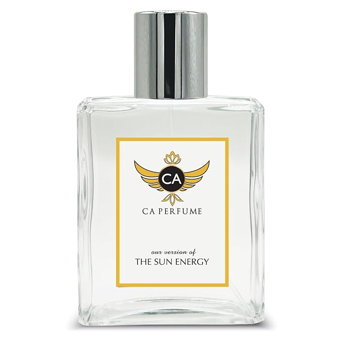 CA Perfume Impression of The Sun Energy For Unisex Floral Fruity Musk Fragrance Long Lasting Perfume Eau De Parfum 3.4 Fl Oz 100ml