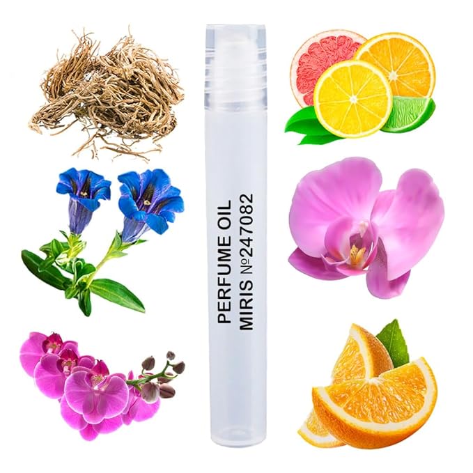 MIRIS No. 247082, Inspired by Cattleya Flower Bm, Long-Lasting Unisex Perfume Oil for Women & Men Roll-On, Rollerball 0.34 Fl Oz / 10 ml