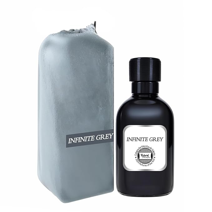Hybrid & Company Infinte Grey For Men Eau De Toilette Vaporisateur Natural Spray 3.4 Fl Oz