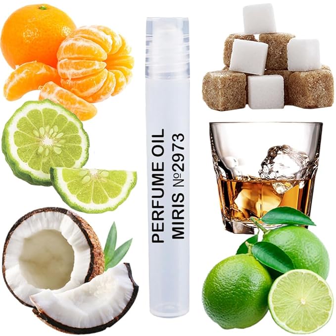 MIRIS No. 2973, Inspired by Virgin Island Water, Long-Lasting Unisex Perfume Oil for Women & Men Roll-On, Rollerball 0.34 Fl Oz / 10 ml