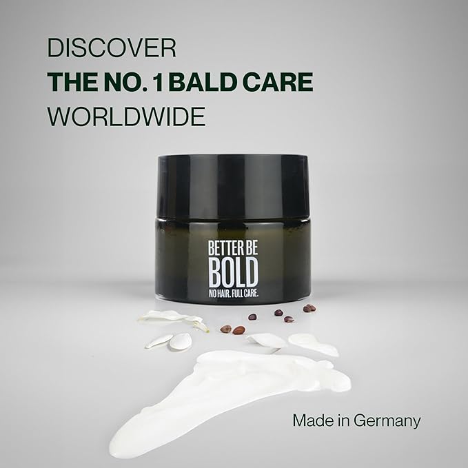 Nourishing bald cream (0-3 mm) with matte effect. Absorbs quickly. Fresh fragrance. Soothing skin after shaving thanks to magnolia extract. Natural and vegan. Made in Germany