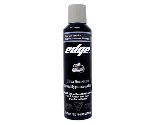 Edge Shave Gel, Fragrance Free, Ultra Sensitive 7 oz (Pack of 8)