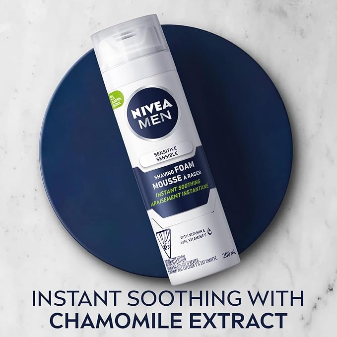 Nivea Men's 6.7-ounce Sensitive Shaving Foam Pack of 1