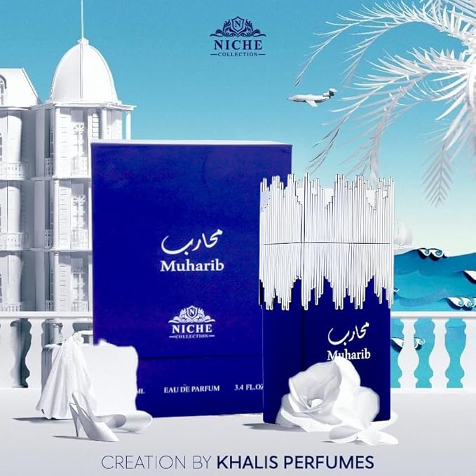 Niche Collection - Muharib by Khalis for Men - 3.4 oz EDP Spray