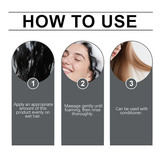 Rosemary Amino Acid Shampoo，Hair Regrowth Shampoo for Women and Men Hair Loss，Reduce Frizz, Strengthen Hair Roots, Cleanse and Nourish the Scalp，3.38 Fl OZ