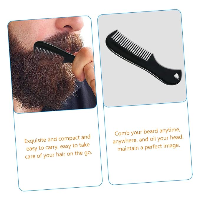 30pcs Beard Comb for Men Curly Hair Comb Men's Styling Tool Mustache Grooming Accessory