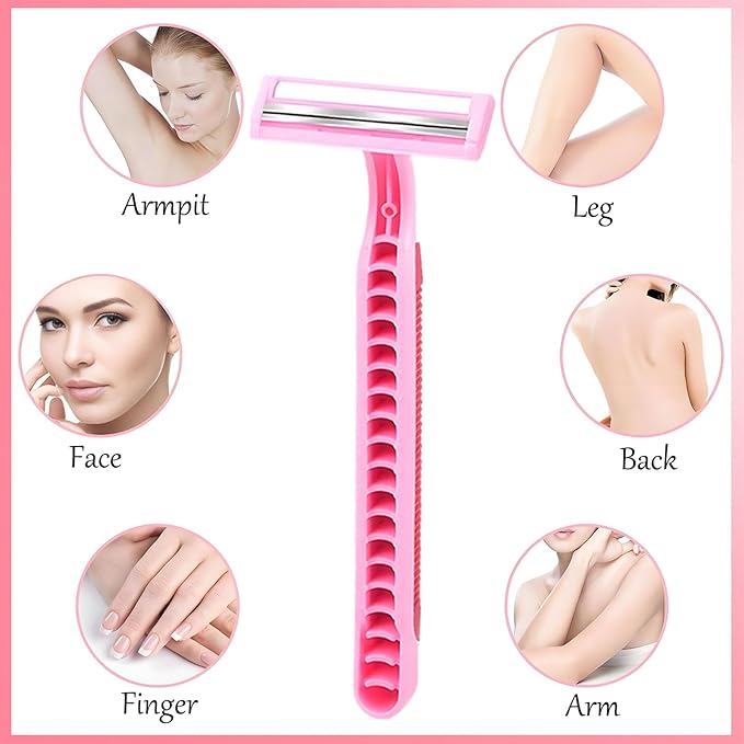 4PCS Eyebrow Trimmer Set, Eyebrow Trimmer Scissors with Comb, Curved Eye Brow Razor, Long Eyebrow Knife, Protable Razor, Waterproof Stainless Steel Facial Body Hair Removal Grooming
