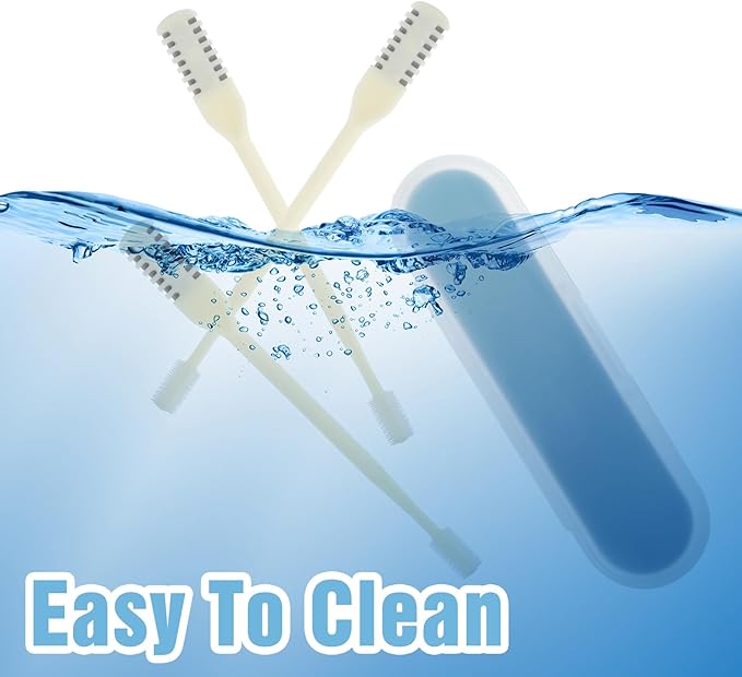 6 pcs Nose Hair Trimmer for Men Women Nasal Cutter, 2-in-1 Nasal Hair Cutter Mini Double Sided NasalHair Remover Tool Multipurpose Portable Trimmer Soft Cleaning Brush
