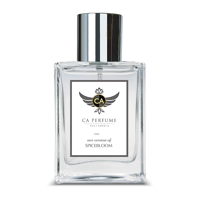 CA Perfume Impression of Spicebloom for Men Woody Spicy Fragrance Long Lasting Mens Cologne Eau De Parfum 1.7 Fl Oz 50ml