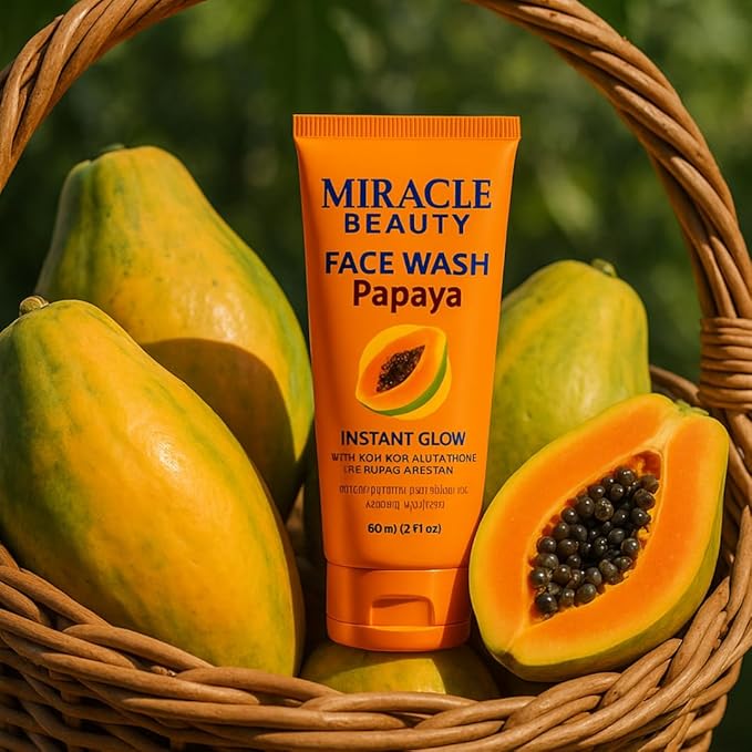 MACARIA Miracle Beauty Papaya Daily Routine Deep Cleansing face wash Cleanser