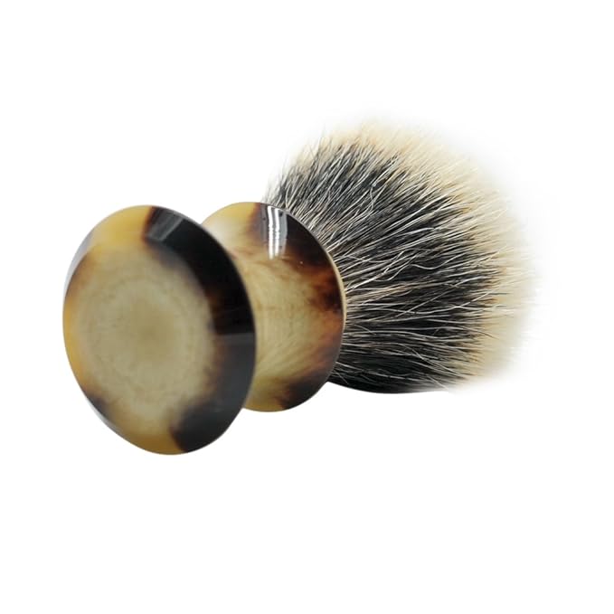 Handmade 2 Band Finest Badger Hair Shaving Brush by Frank Shaving Free Drip Stand