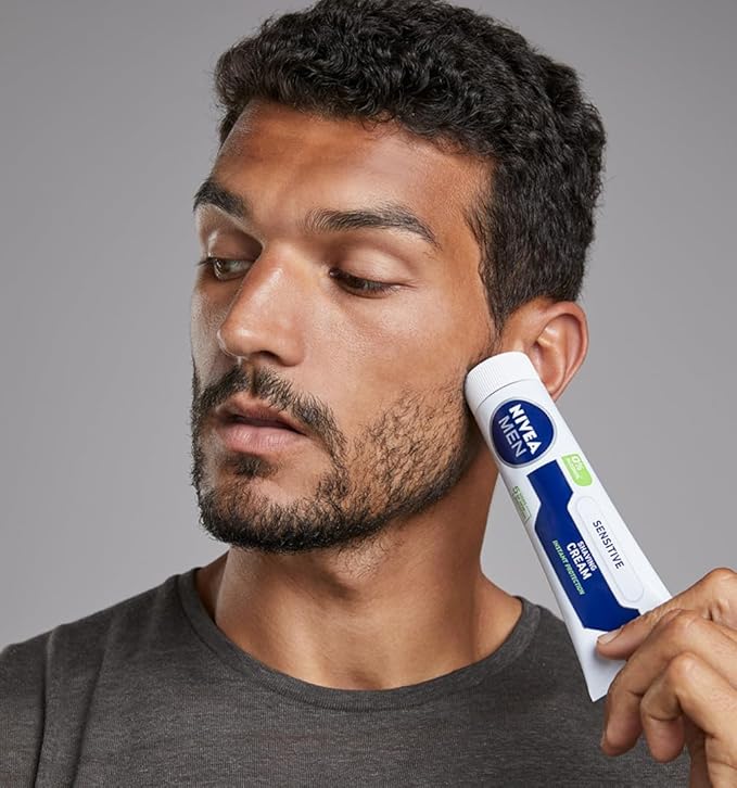 NIVEA Men Mild Shaving Cream Sensitive 100 Ml