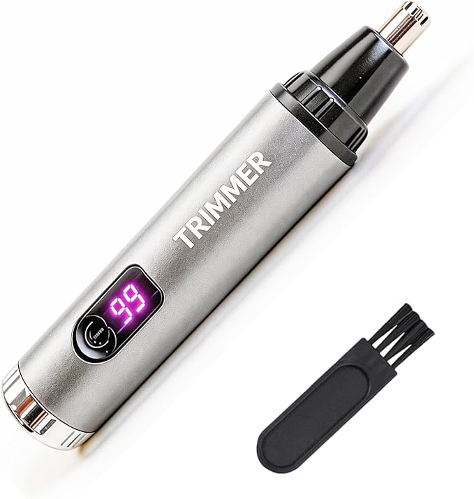 Ear and Nose Hair Trimmer Clipper, Portable Easy Clean for Men Women