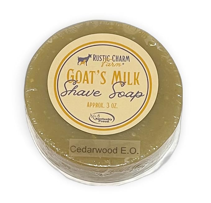 Goat Milk Shave Soap (Cedarwood E.O.)