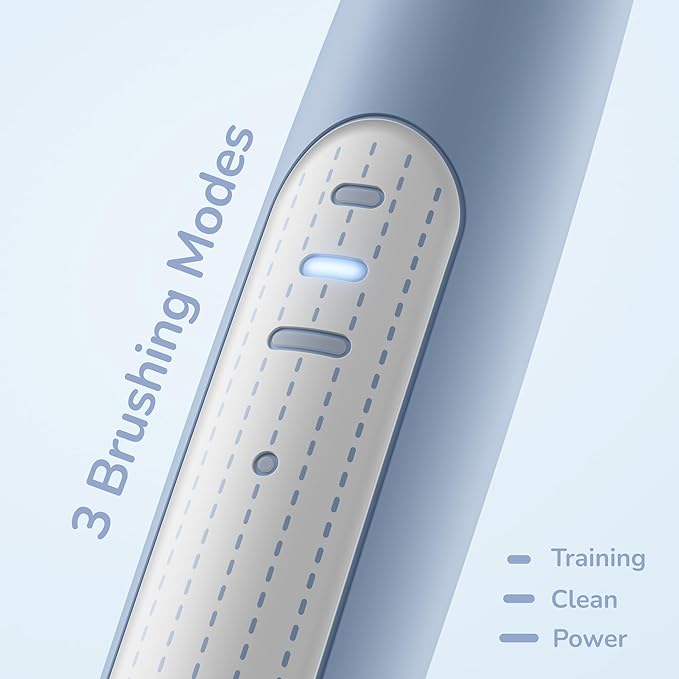 ORDO Squishmallows Electric Toothbrush, Sonic Toothbrushes for Kids, Rechargeable, 3 Brushing Modes, Over 5 Weeks Battery Life Extra Brush Head Included, Gift for Kids Aged 4 Years and Up, Samir