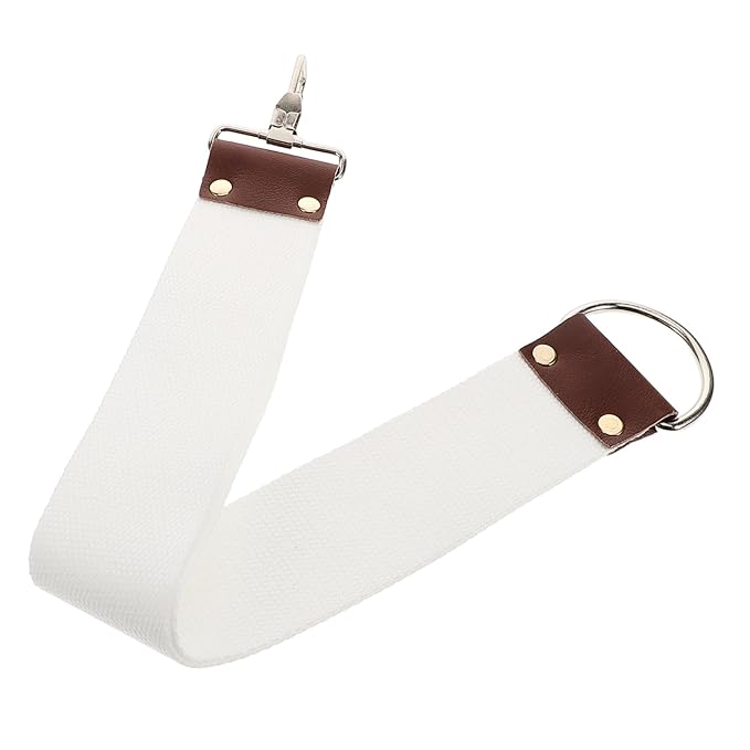 Professional Dual Layer Canvas Razor Strop for Straight Razor Maintenance Portable Lightweight Design for Barbers Enhances Sharpness Performance for Smooth Shaving Experience