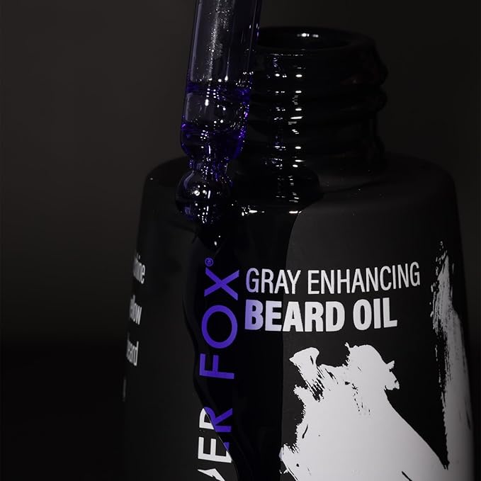 Godefroy Silver Fox | Natural Beard Oil For Gray Hair for Shine and Brightness