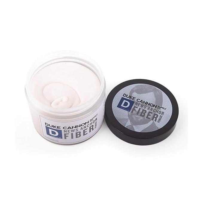 Duke Cannon News Anchor Fiber Pomade - Strong Hold, Natural Matte Finish - 4.6 oz