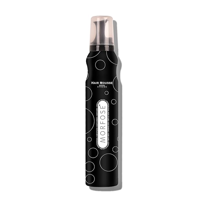 Morfose Hair Mousse - Voluminous Hair Styling Foam for Women and Men - Special Formula Mousse for Hair Styling - Stronger Hold and Volume Boosting (6.76 Fl oz, Extra Strong)