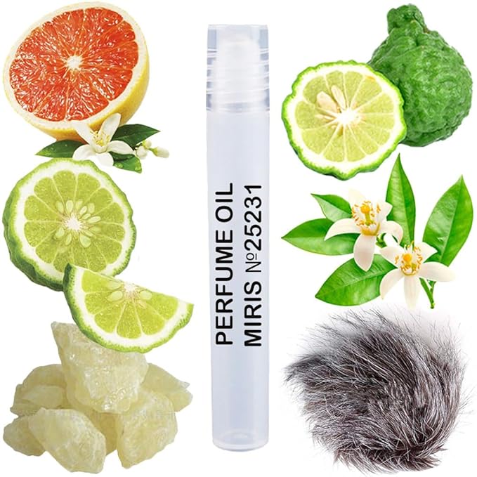 MIRIS No. 25231, Inspired by Di Homme Cologne, Long-Lasting Perfume Oil for Men Roll-On, Rollerball 0.34 Fl Oz / 10 ml
