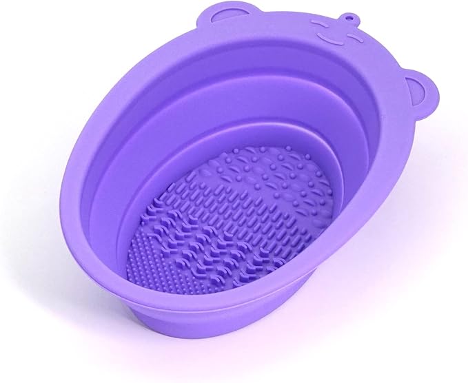 Collapsible Shaving Bowl - Silicone Rubber Multi Purpose Portable Bowl - Pocket Size, Easy to Carry, Durable, Flexible