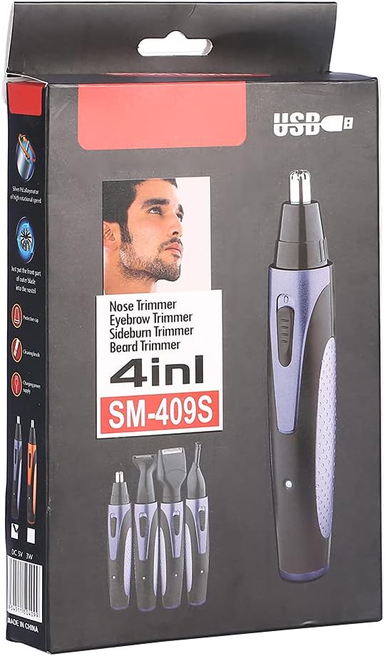 Nose Hair Trimmer, Hair Grooming Tool for Nose, Beard, and Head, Cordless and Easy to Use, Compact Design for Men’s Grooming Needs