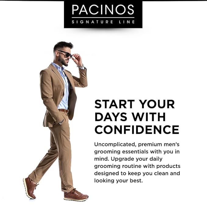 Pacinos Derma Blades for Men - Precision Straight Razor Beard Care Exfoliation Tool with 100% Stainless Steel Blades