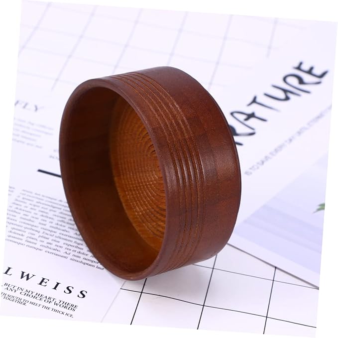 Angoily 2pcs Men's Shaving Soap Bowl Large Shaving Mug Foam Cup Tool Smooth Surface