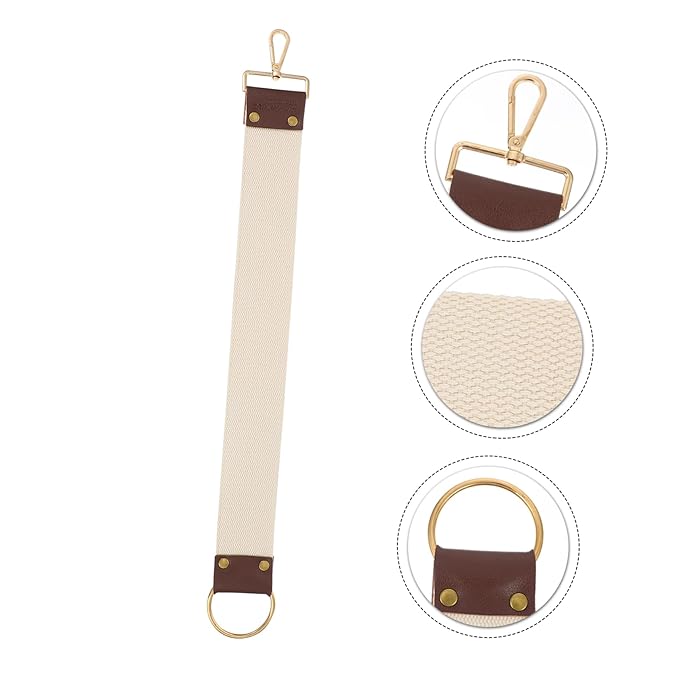 NOLITOY Professional Razor Strop for Sharpening and Polishing Canvas Double-sided Strap for Straight Razors Scissors and Fine Edges Essential Tool for Barbers and Shaving Enthusiasts