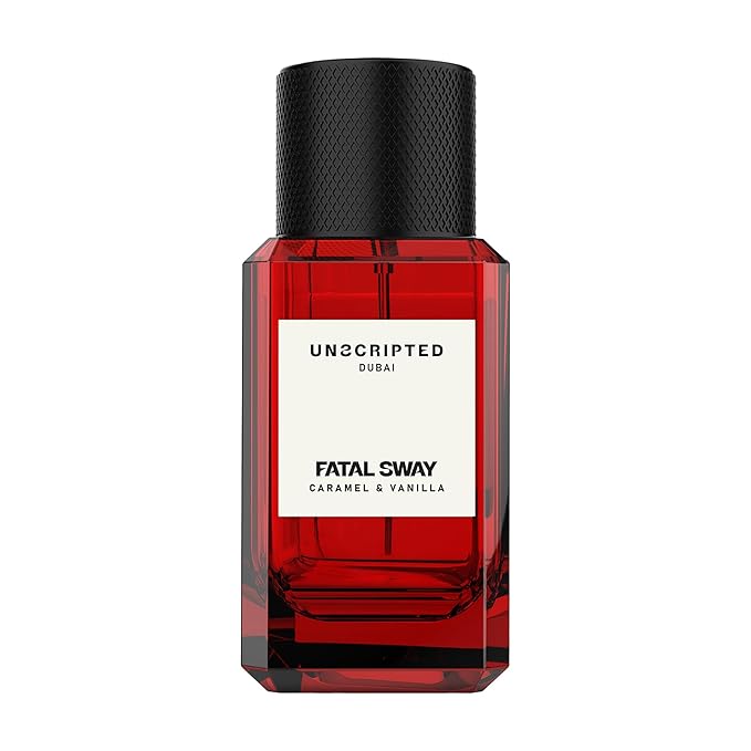 Unscripted Fatal Sway - Perfume for Men and Women - Women and Men Cologne with Caramel, Vanilla, Benzoin, and White Musk - Travel Size - 3.4 oz
