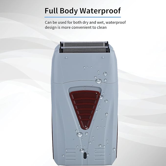 Electric Double Foil Shaver, Cordless 2-in-1 Hair Trimmer, Multifunctional Grooming Tool