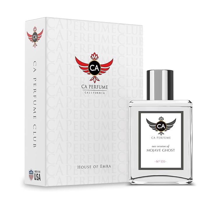 CA Perfume Impression of Mojave Ghost For Women & Men Replica Version Fragrance Dupes Concentrated Long Lasting Eau de Parfum Spray Refillable Atomizer Bottle 1.7 Fl Oz/50ml-X1