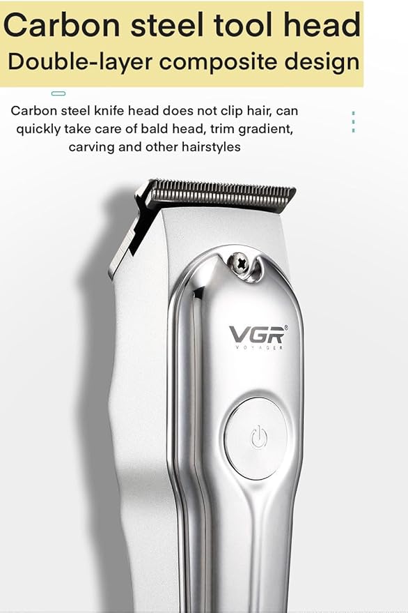 Men's Groin & Body Hair Trimmer – 4 Interchangeable Heads, USB-C Fast Charging, Wet/Dry Use, Precision Design for Sensitive Areas & Full Body Grooming